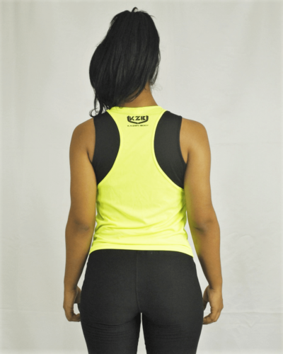camisilla de mujer amarillo neón